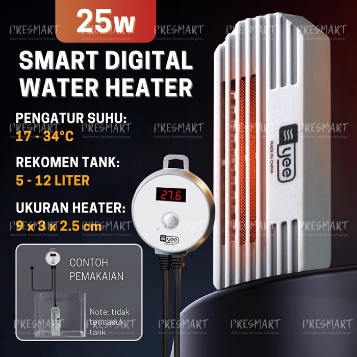Smart Heater Aquarium / Pemanas Air Aquarium / Aquarium Heater