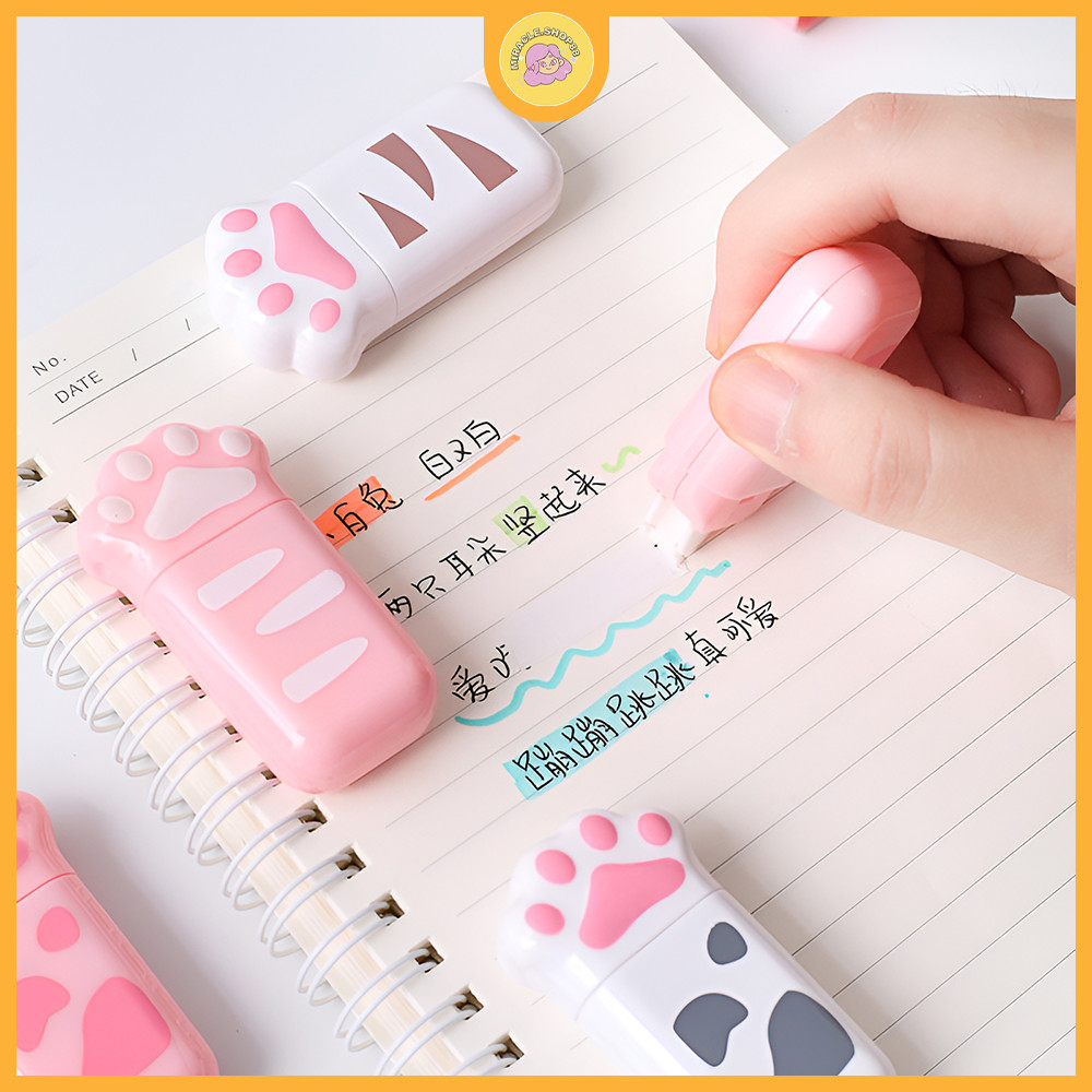 

MS Tip ex pita koreksi bentuk telapak kaki kucing correction tape