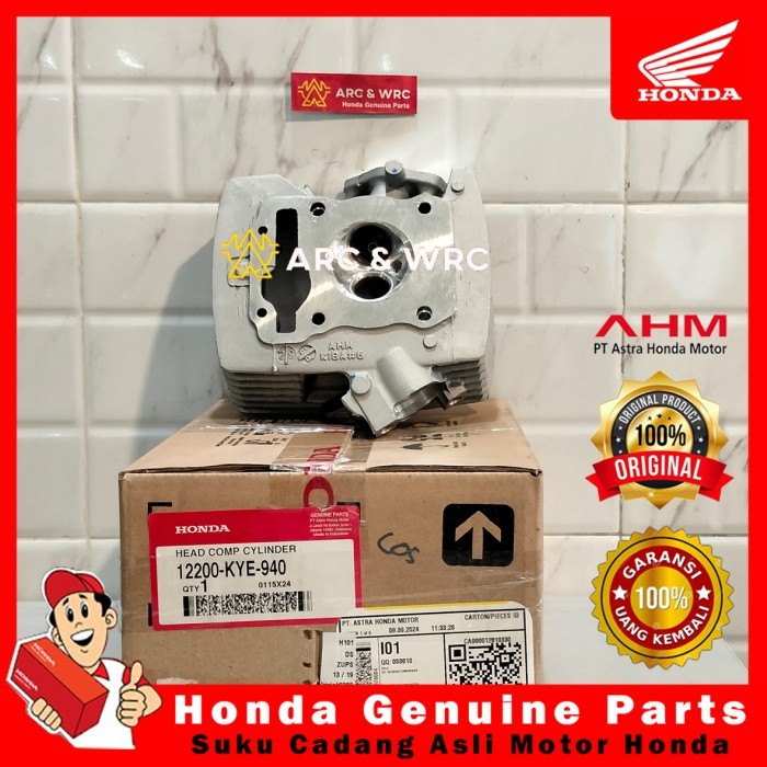 Head Comp Cylinder Blok Head Honda New Megapro Monoshock Verza 150 Cb 150Verza // 12200KYE940 berkua