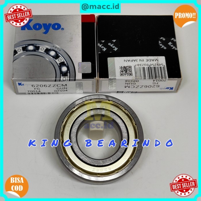 (KBT) PROMO BEARING 6206 ZZ KOYO 6206ZZ KOYO