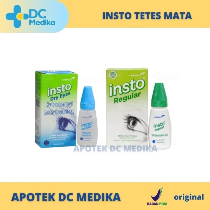DCMSALE Insto Tetes mata / Tetes mata merah / Tetes mata kering / mata iritasi - DRY EYES