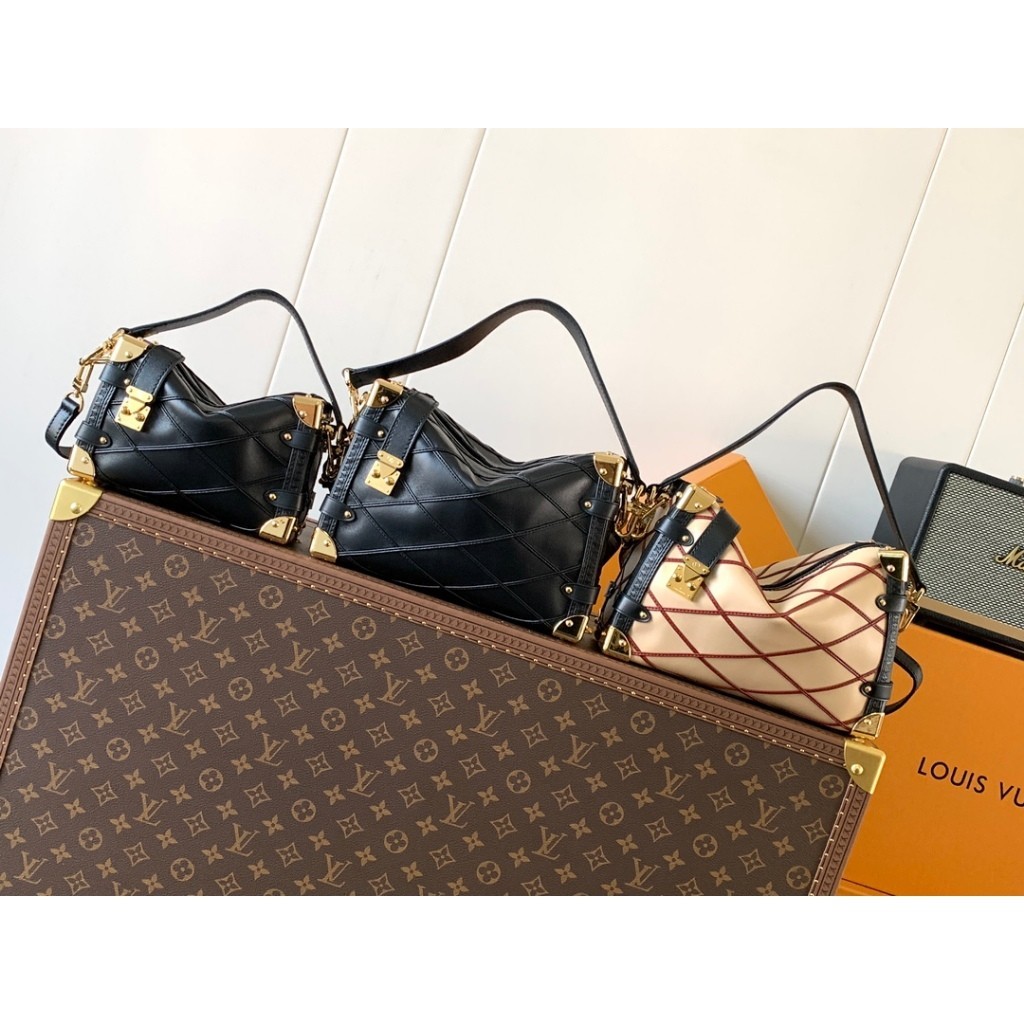 New Counter ORI Top LV M24403 M83030Side Trunk Tote Bag Full Leather Tote Bag