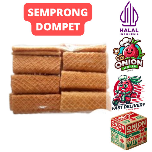 

UWD KUE SEMPRONG DOMPET 250gr Kue Semprong Kekinian Kue Semprong Kiloan Semprong Lipat Semprong Wijen