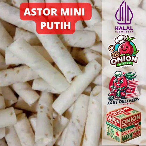 

UWD ASTOR MINI PUTIH 100g Astor Barcelona Aneka Rasa Cemilan Astor Kiloan Cemilan Makanan Ringan