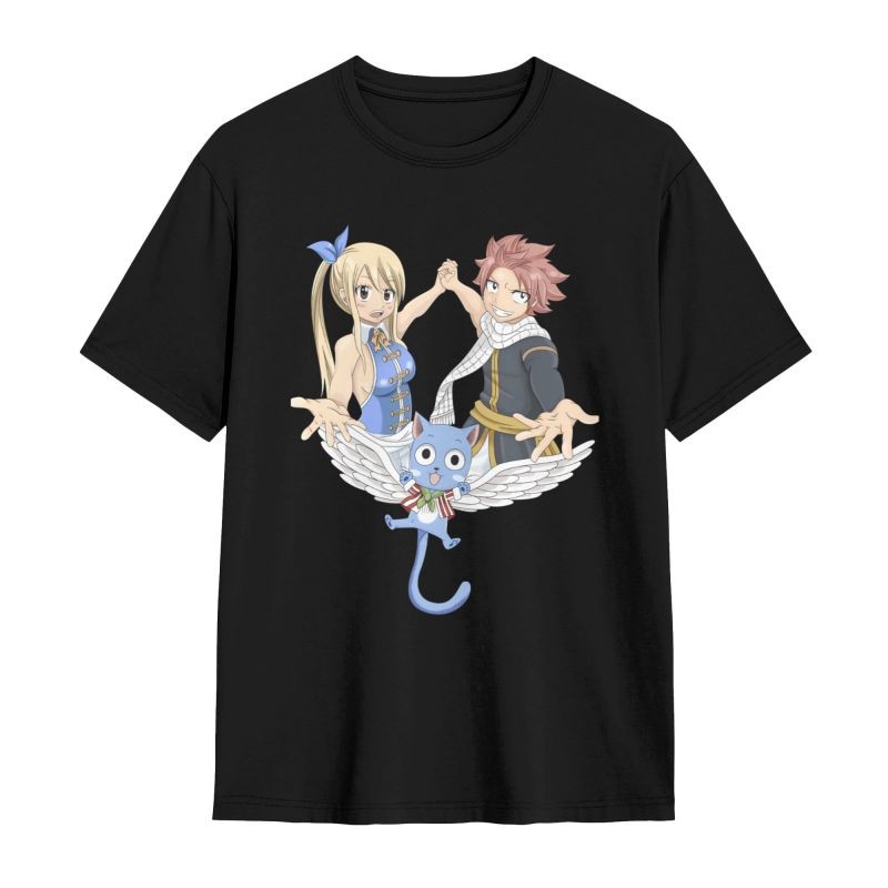 Fairy tail 19 Kaos Pria Wanita | Kaos Oversize | T-shirt Cowok Cewek Atasan | Katun Combed | Kaos Sa