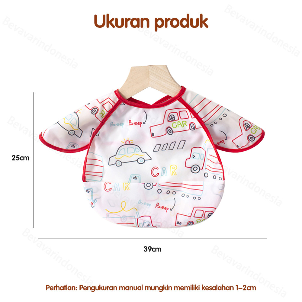 RK BEVAVAR Celemek Makan Bayi Anti Muntah Baby Bib Slabber Handuk Air Liur