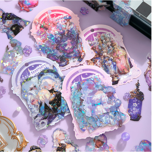 

20pcs/1lot Kawaii Scrapbook Stickers The World of Girls Scrapbooking Supplies diary Planner Decorative Stationery Sticker