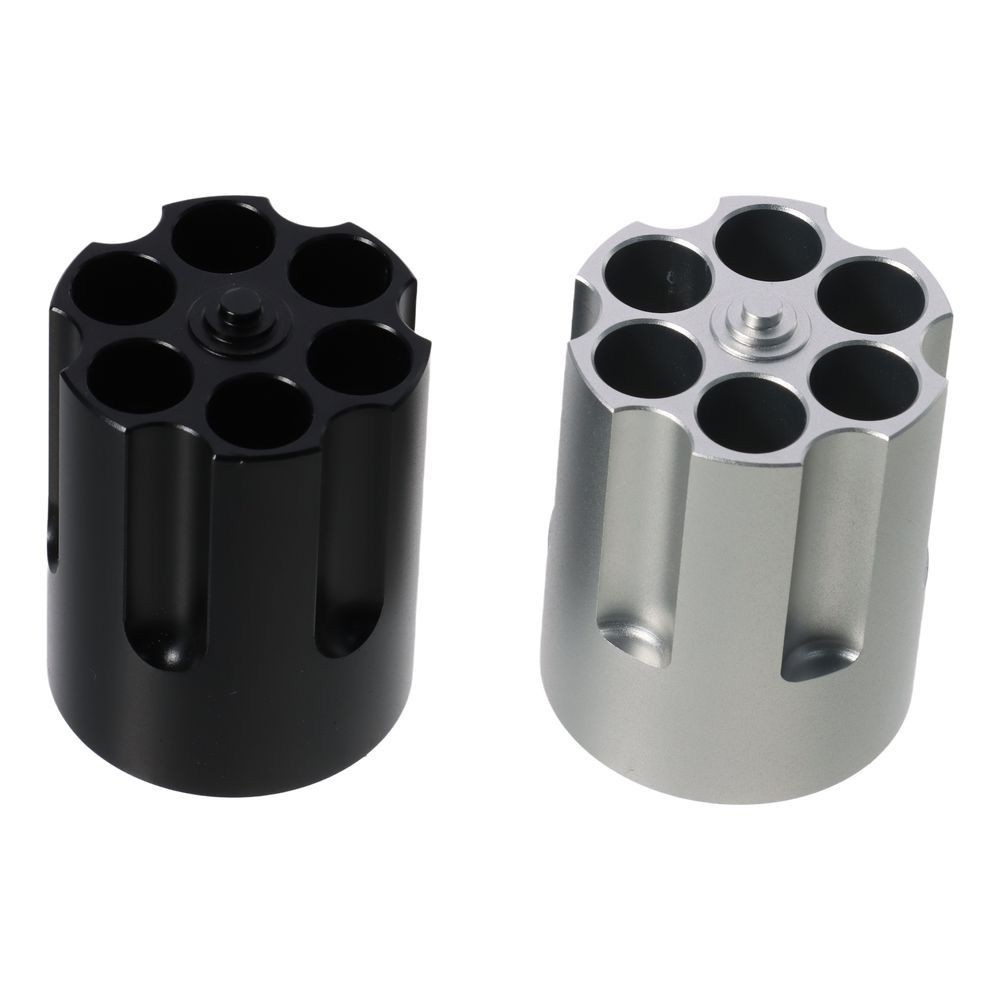 

Creative Gun Cylinder Pen Holder Metal Pen Pencil Pot Brush Storage Container Box Aluminum Stationery Desk Organizer Pencil Case