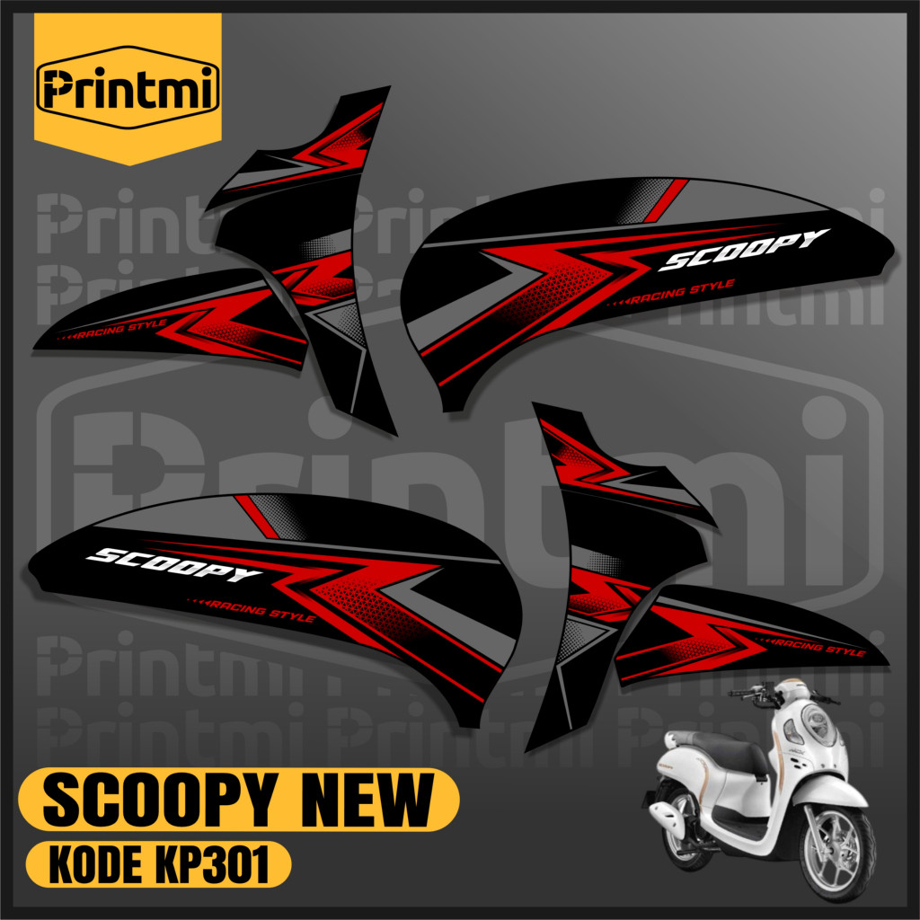 Stiker Striping Motor Scoopy New 2021 2022 2023 2024 Variasi Modifikasi List