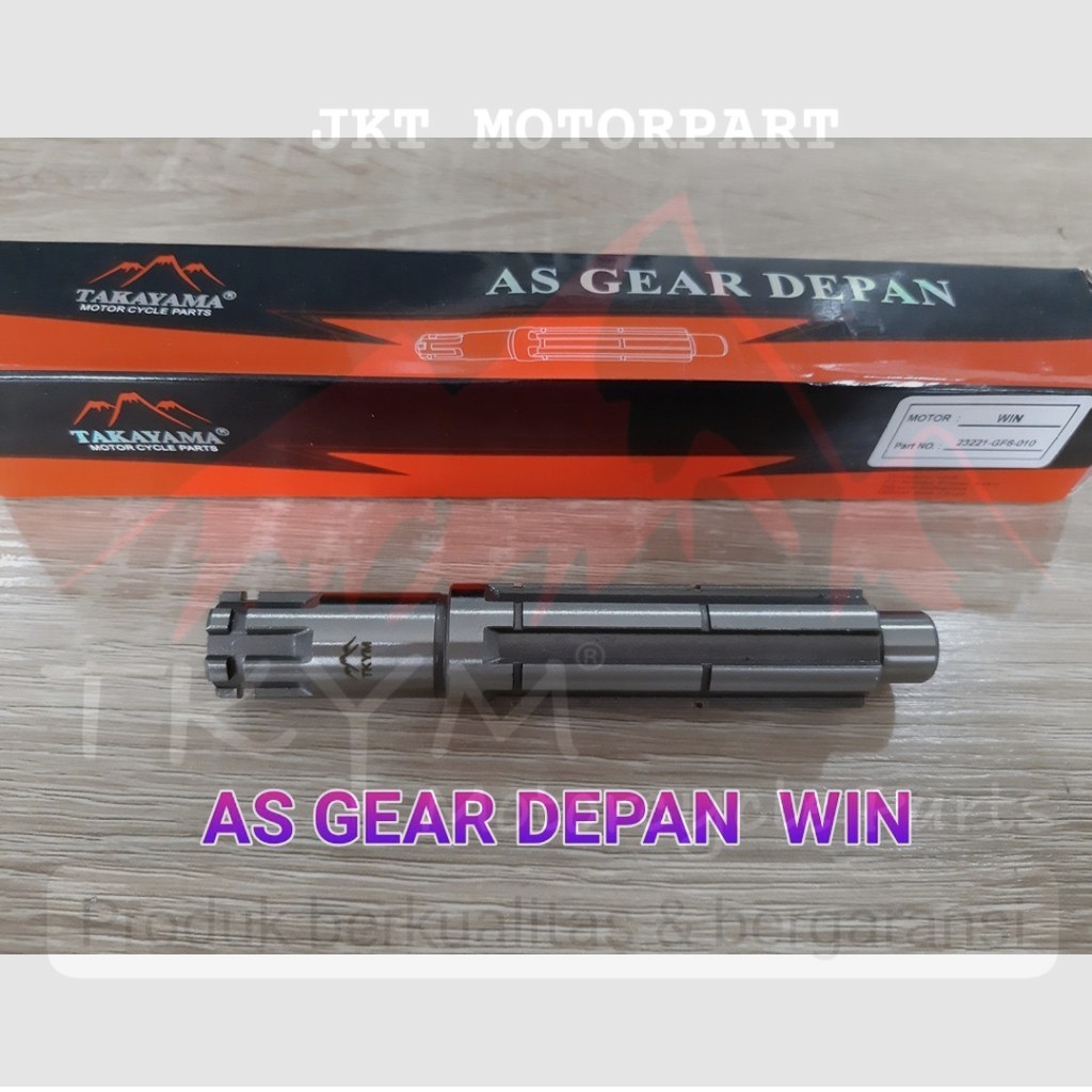 AS GEAR DEPAN  HONDA WIN  [23221-GF6-010] ORISINIL TAKAYAMA TKYM