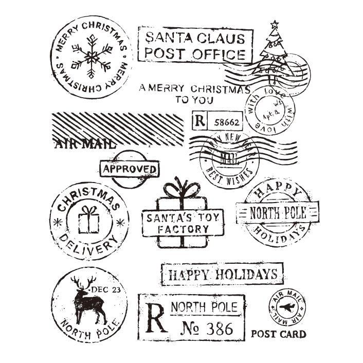 

Christmas Transparent Clear Silicone Stamp/Seal for DIY scrapbooking/photo album Decorative clear stamp sheets