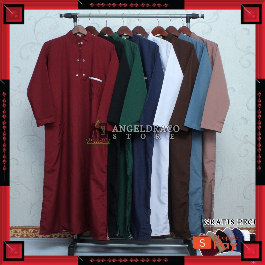 [PREMIUM ORIGINAL] Jubah Koko Gamis Pria Laki Laki Dewasa