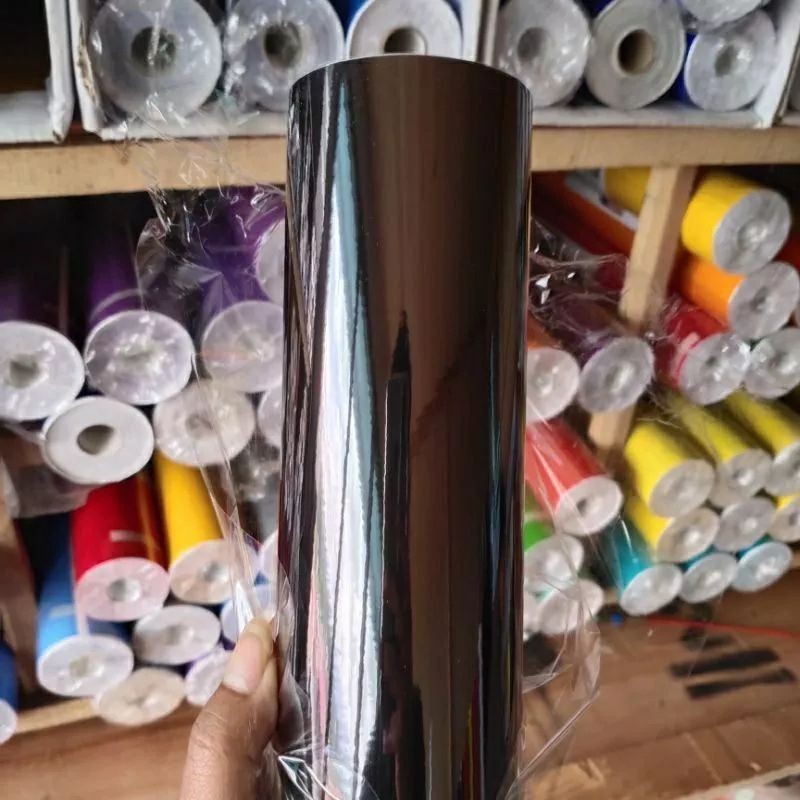TERMURAH Sticker Scotlite Hitam Crome Skotlet Black Krom Motor Hitam Scotlet Hitam Metalik crome mir
