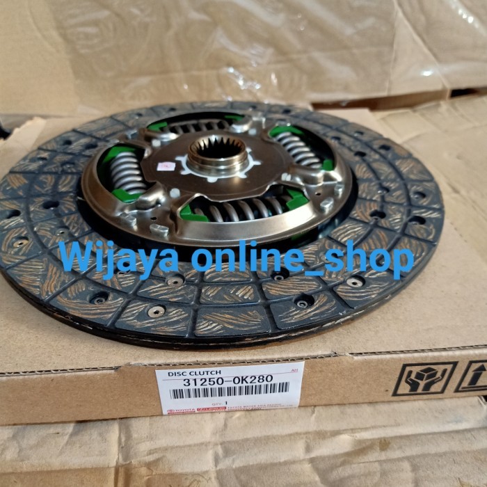kampas kopling hilux fortuner / clutch disc hilux fortuner 31250-0k280 berkualitas