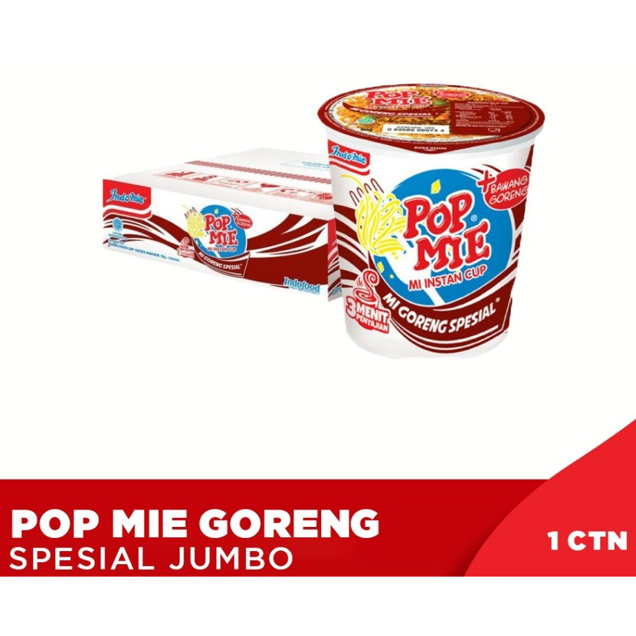 indofood - 1 carton Pop Mie Goreng Spesial Jumbo