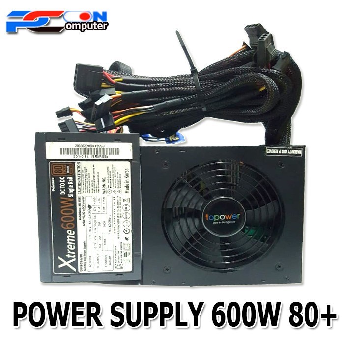 PSU 700Watt PC Gaming | Power Supply PC 600W / 700W 80PLUS