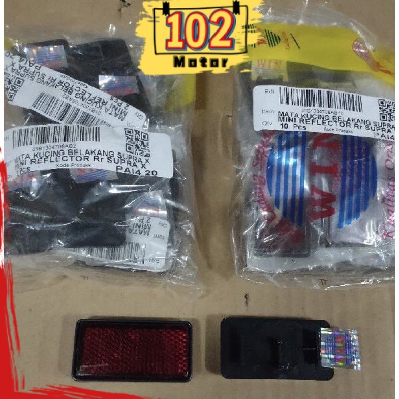 Mata Kucing Spakbor Belakang Supra X Lama | Mini Reflector WIN | reflektor spakbor motor honda old W