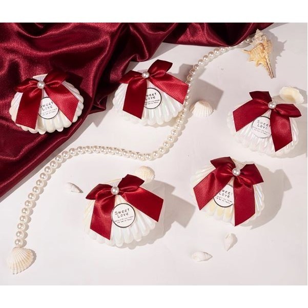 

Romantic Pearl Shell Candy Box / Sangjit Candy Box Mingle Box
