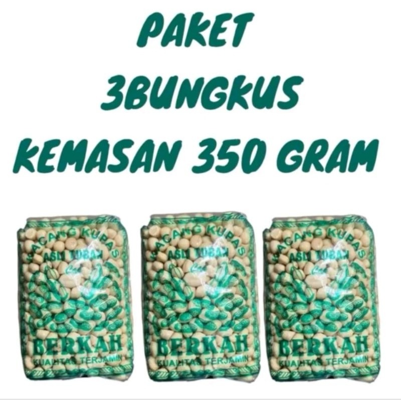 

PAKET 3 BUNGKUS KACANG KUPAS KEMASAN 350 GRAM TOTAL BERAT 1050 GRAM