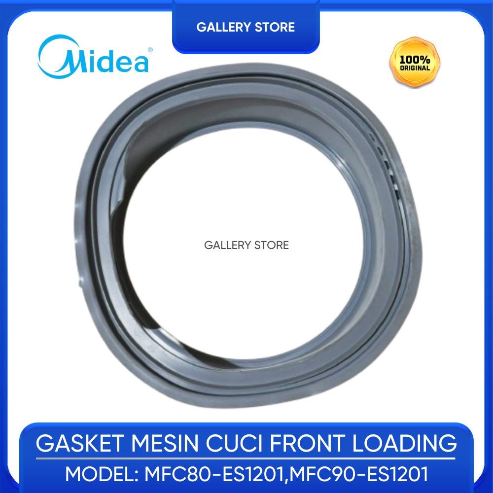 Gasket Karet Pintu Bukaan Depan Front Loading Mesin Cuci MIDEA MFC80-ES1201 MFC90-ES1201