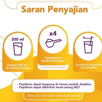 

PAKET 1 KARTON / 4 PCS PEPTIBREN 195 GR NUTRISI KESEHATAN SARAF 195GR SSKD