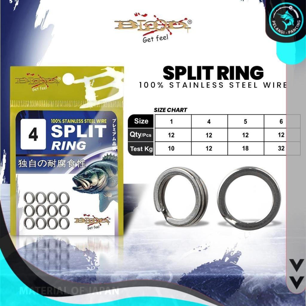 Split Ring Pancing / Blood Split Ring Stainless