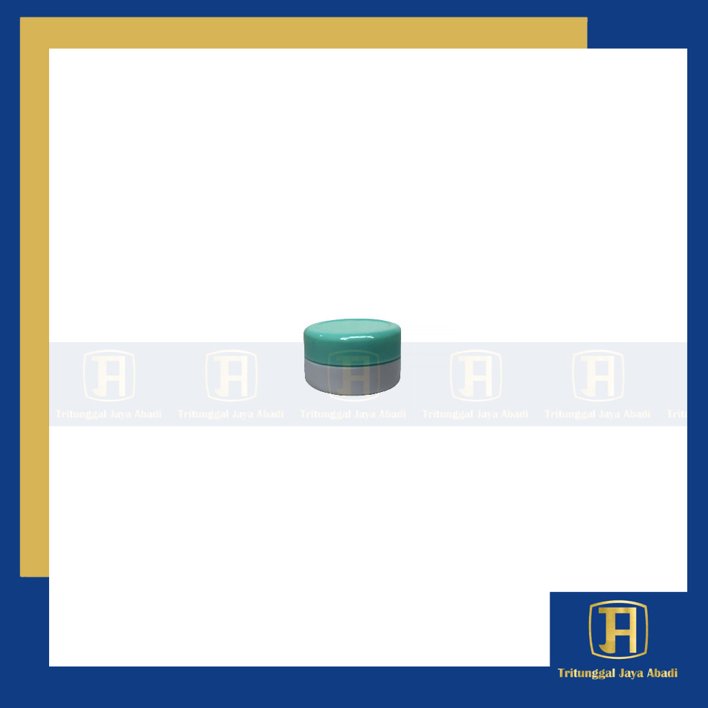 Pot Cream 5gr Hijau Tosca-Putih PS – Varian Hijau Tosca, Hijau Tosca-Bening, dan Hijau Tosca-Putih