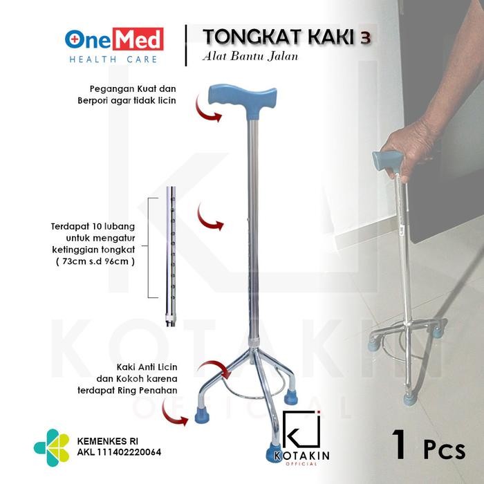 Tongkat Kaki 3 , Alat Bantu Jalan, Tongkat Jalan