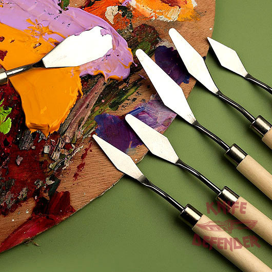 

Pisau Palet Lukis Cat Akrilik Set | Spatula Mixing Palet Lukis | Alat Dekorasi Hias Kue - 7 Pcs JW7