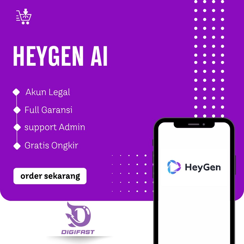 HeyGen AI Premium 1 Tahun Full Garansi (Proses Tercepat Buka 24 Jam)
