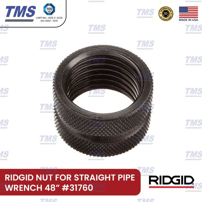 

Nut Ridgid for straight pipe wrench 48" #31760 ORIGINAL