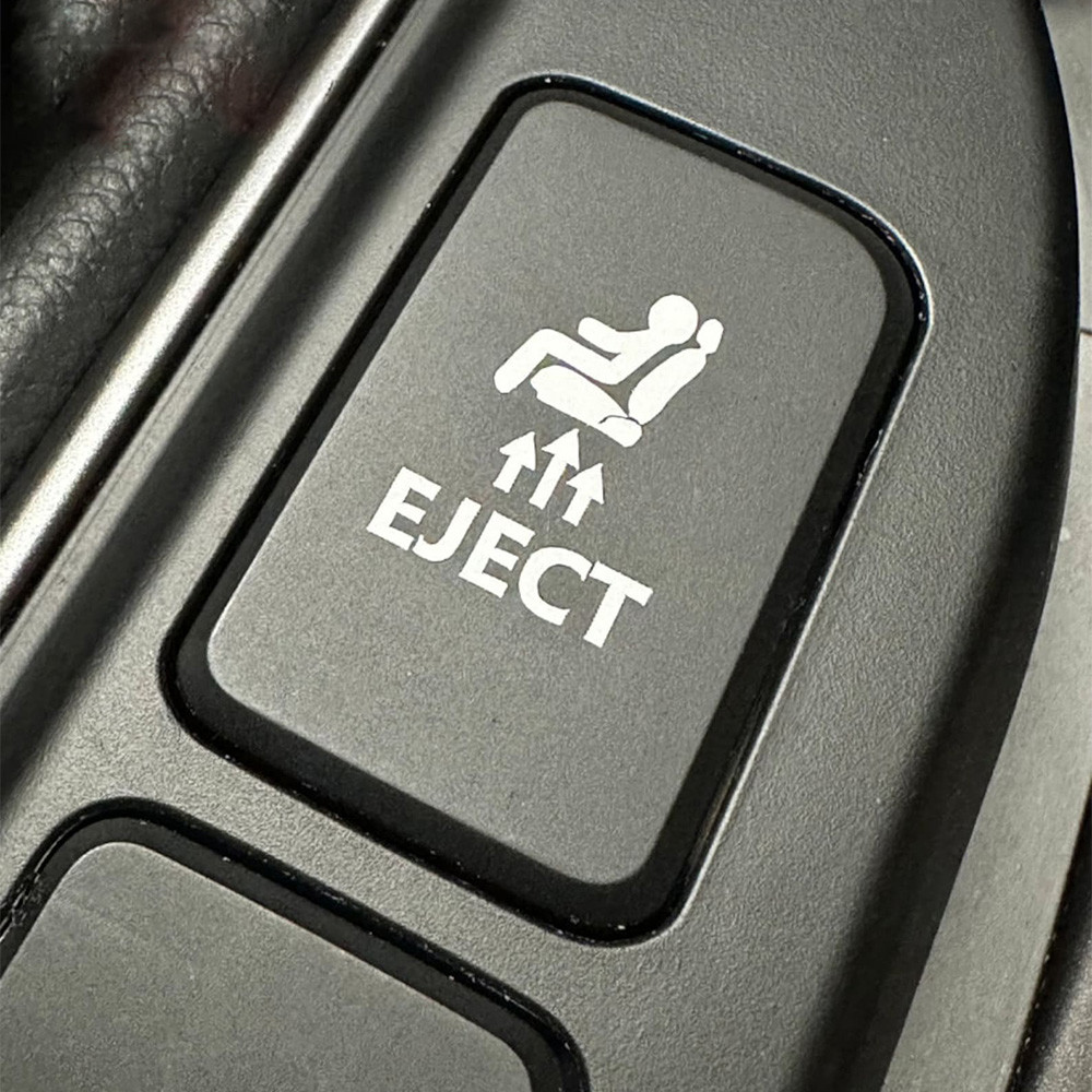 

Fake Eject Button Stickers Car Accessory Blank Space Decor Vinyl Decals Funny