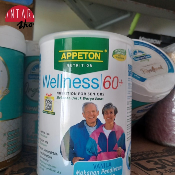 

[PROMO]Best Seller Susu Lansia Orangtua Appeton 60+ 400 Gram Rasa Vanila - diabetic 900