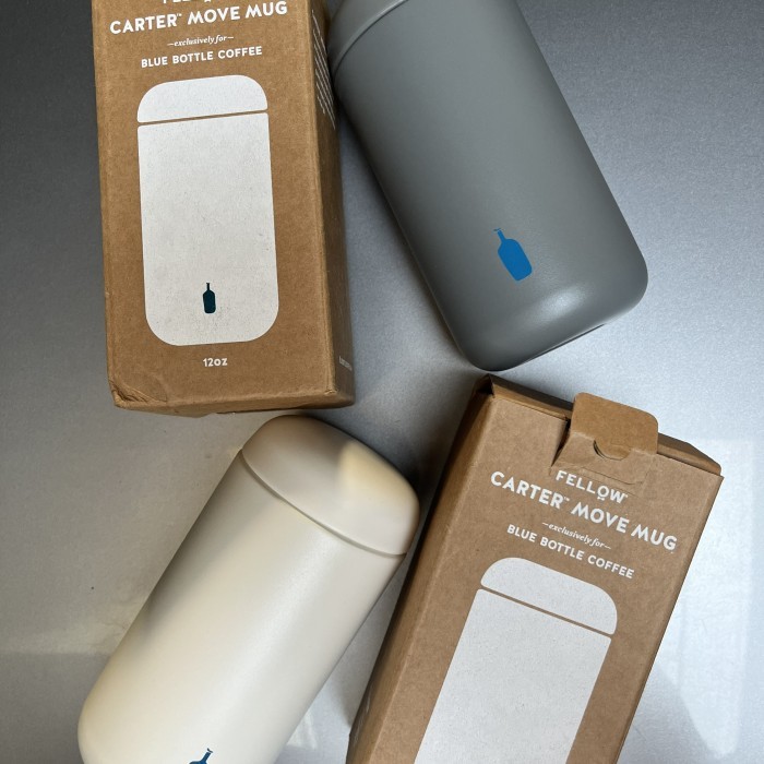 Blue Bottles Cup Coffee 12oz  - Putih