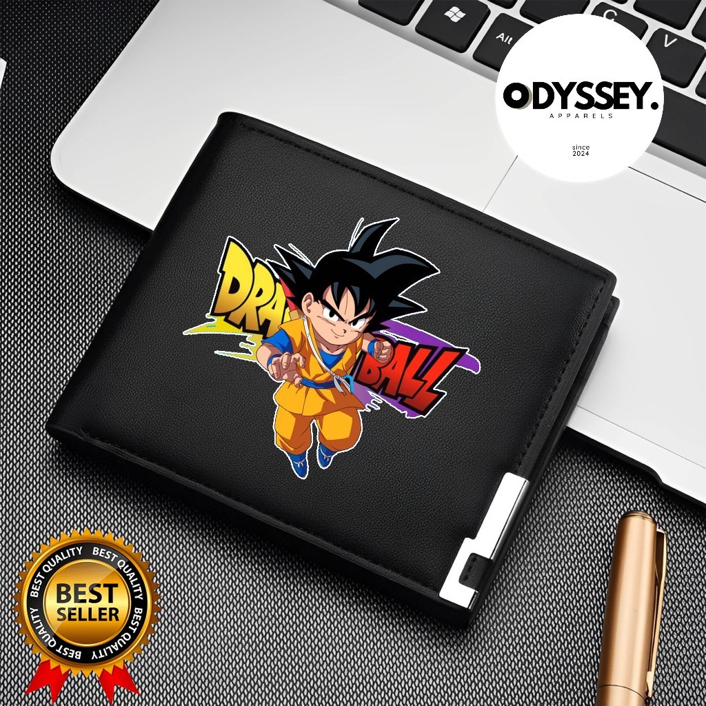 Flashsale/Dompet Lipat Anime DRAGON BALL GOKU Dompet Kulit Anime