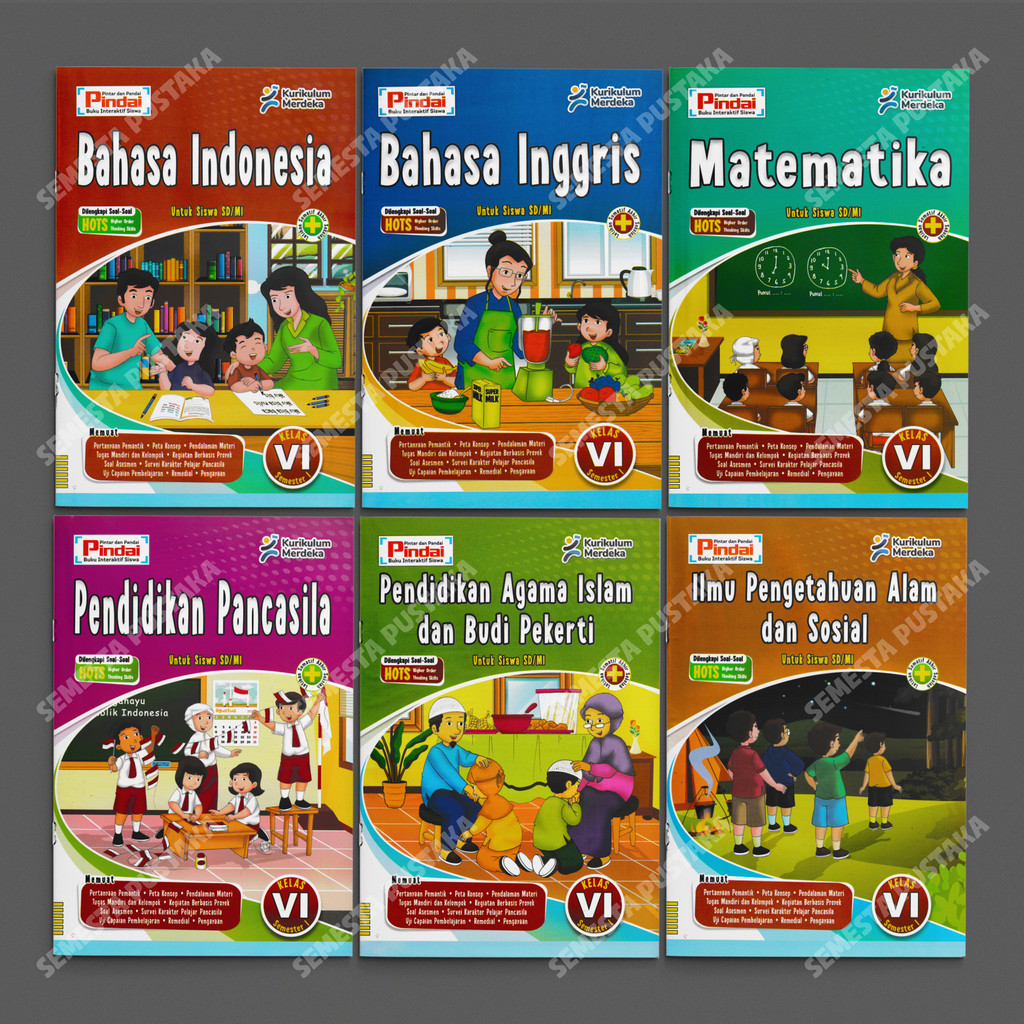 LKS Pindai Kelas 6 SD Semester 1 Kurikulum Merdeka
