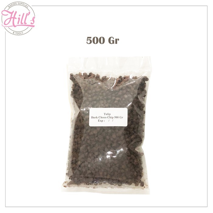 

Promo [Bahan Makanan] Tulip Dark Chocolate Chips ( Repack ) 250 gr & 500 gr - CHIP DARK 500gr