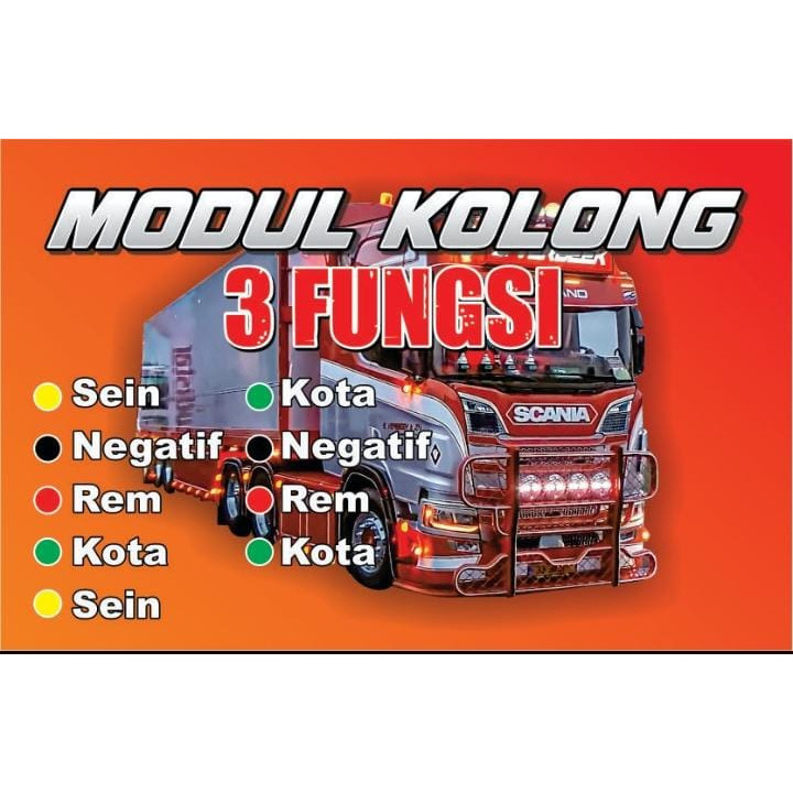 Modul Lampu Kolong 3 Fungsi