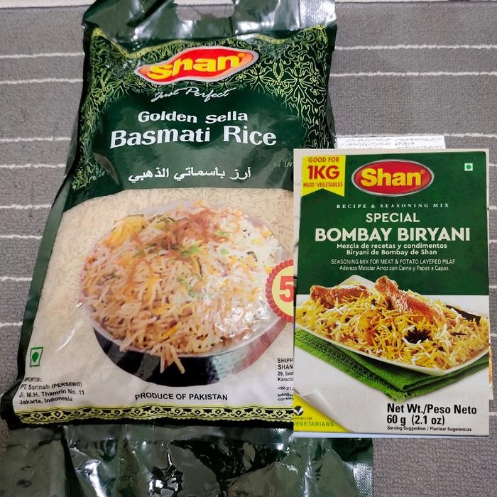 

Promo! Paket Beras Basmati 1kg sama Bumbu Biryani instant 1 kotak. - -, - lb 0805