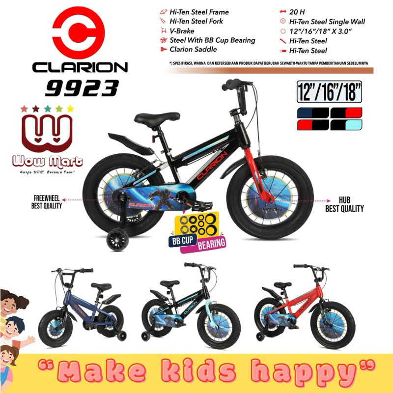 SEPEDA BMX CLARION 9923/BMX CLARION 8503 (Ban 3.0)