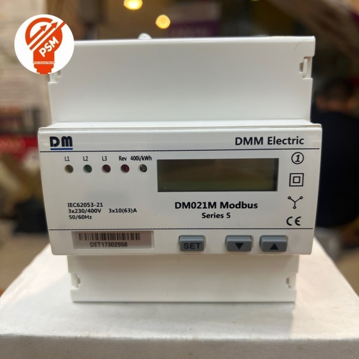 KWH Meter 3 Phase Digital Direct Modbus Merk DM021M Original