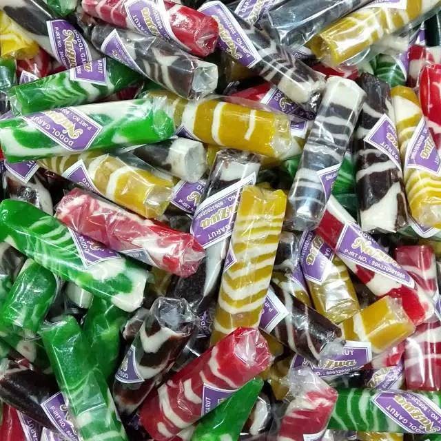 

terlaris Dodol Garut | DODOL ZEBRA warna-warni Pelangi Asli Khas Garut