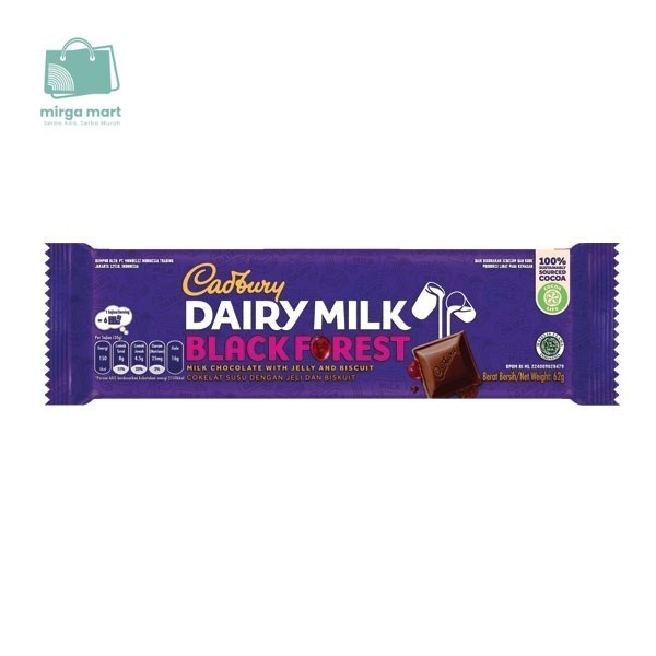 

CADBURY COKLAT BLACK FOREST 62 GR - COKLAT mirga mart