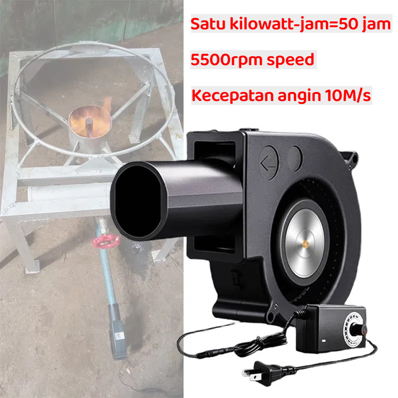 1 Set Keong Portabel Blower Angin Udara Blower Mini BBQ Kipas 220V
