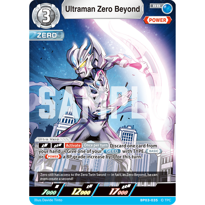 Ultraman Card Game Ultraman Zero Beyond BP03-035 RR