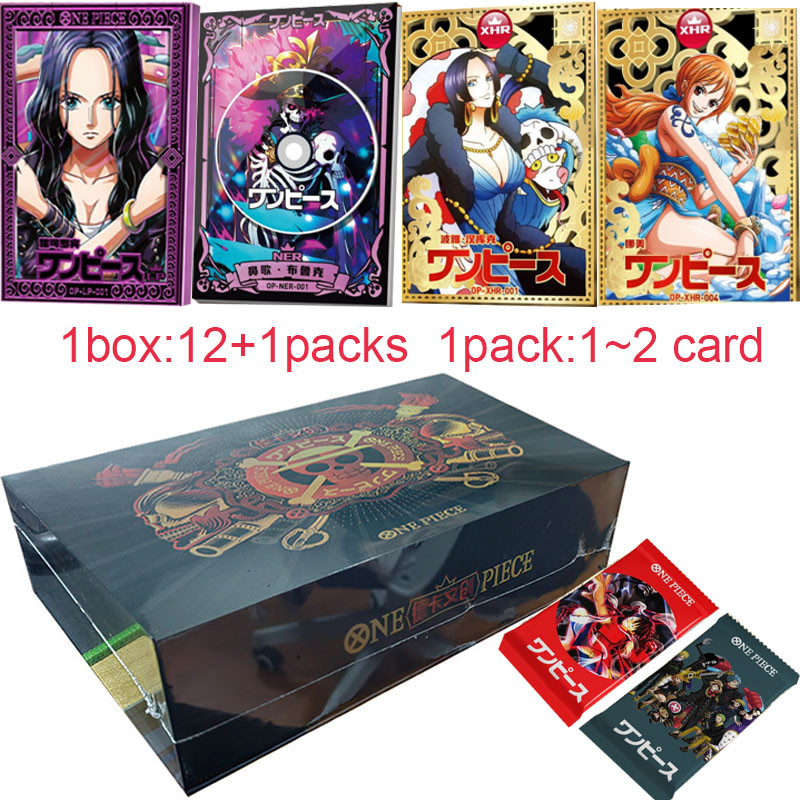 2024 New World One Piece Cards CCG TCG ACG Luffy Robin Boa Booster Box CCG TCG Hobby Gift
