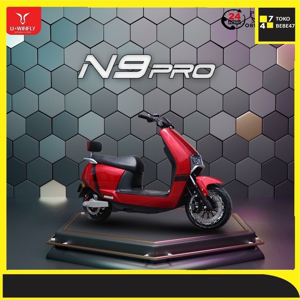 SEPEDA MOTOR LISTRIK UWINFLY N9 PRO MOTOR LISTRIK N9 U WINFLY