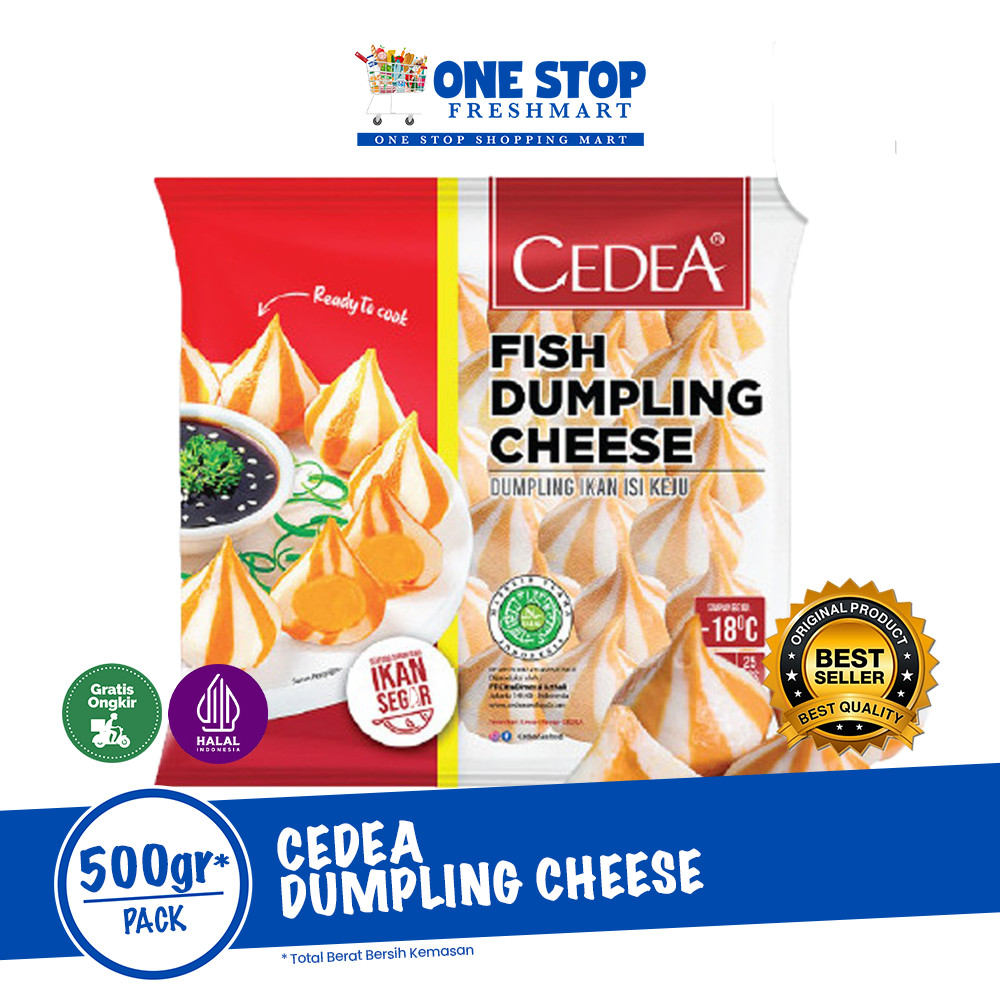 

CEDEA FISH DUMPLING CHEESE 500gr