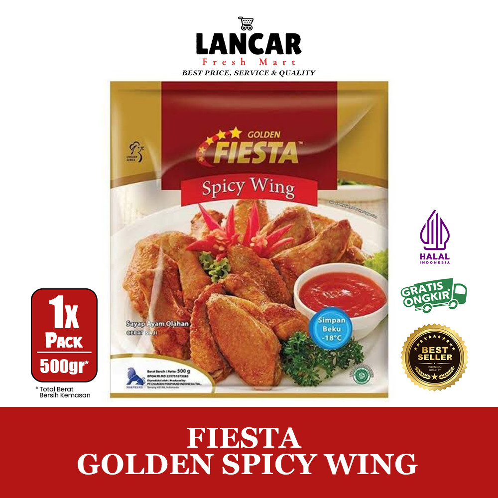 

GOLDEN FIESTA SPICY WING 500GR