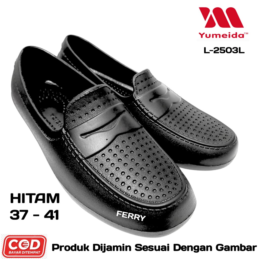 Sepatu Karet Wanita Flat Lembut Yumeida 2503